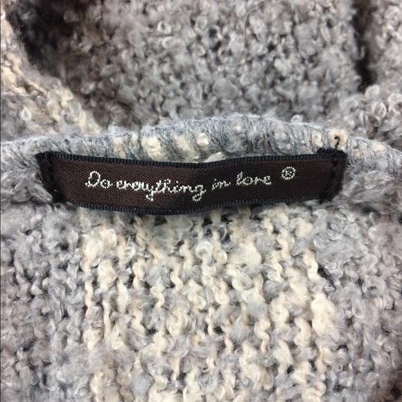 Do Everything In Love Poncho Plaid One Size - Picture 5 of 6